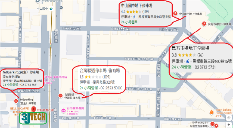附近停車場資訊